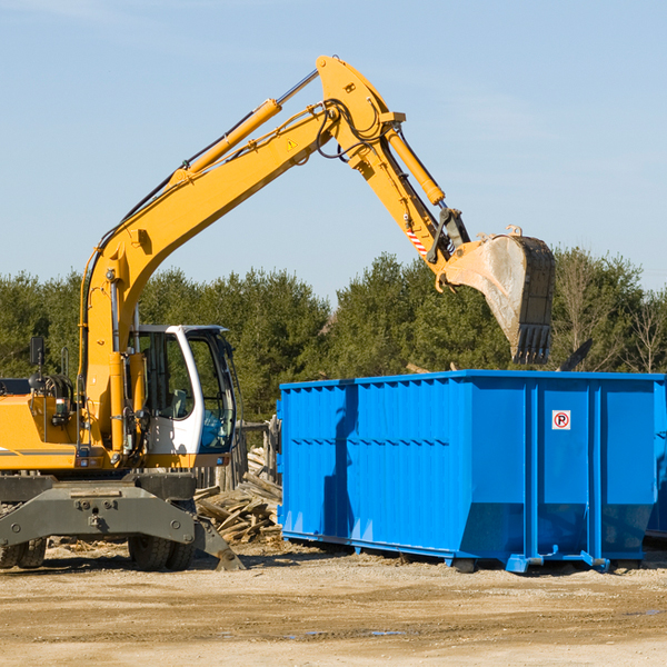 what are the rental fees for a residential dumpster in Coburn